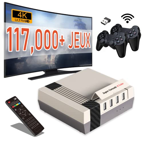 Kinhank Console de Jeux Rétro Intégrant 117,000+ Jeux Classiques, Télévision