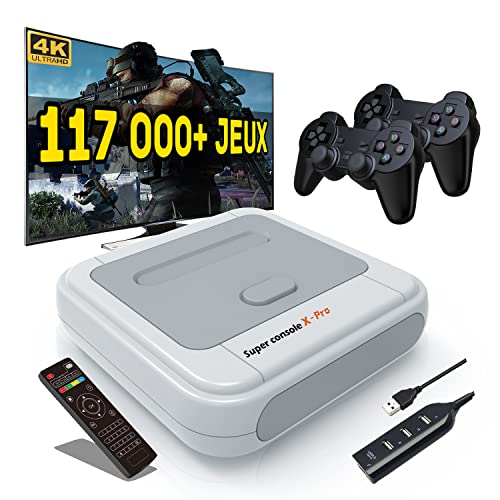 Kinhank Console de Jeux Rétro Intégrant 117,000+ Jeux Classiques, Dual