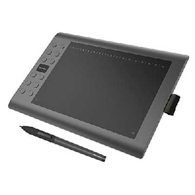 GAOMON M106K-10 x 6 Pouces Tablette Graphique Professionnelle avec Stylet et 12 Raccourcis Dessin Numérique
